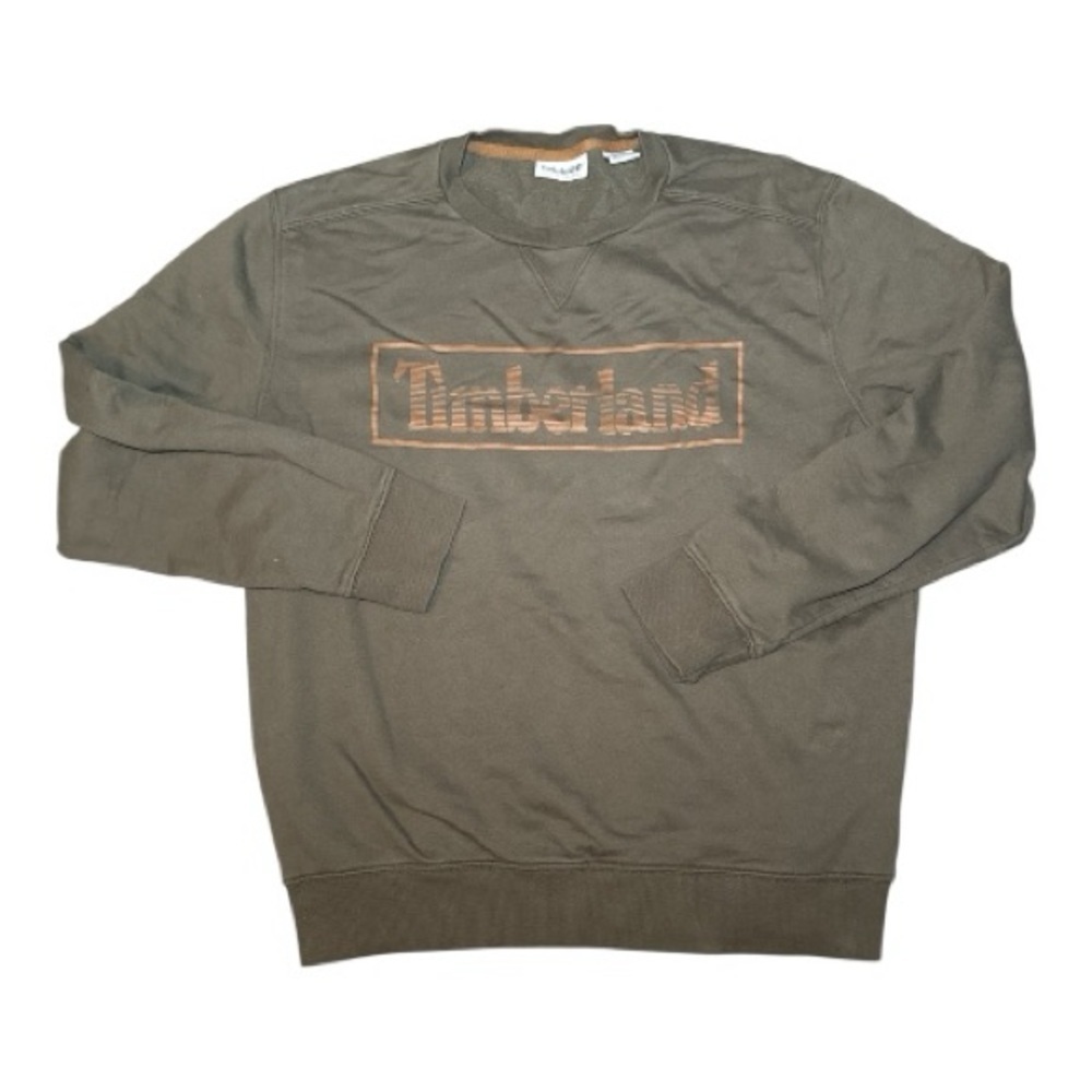 Timberland Men's Crewneck Olive Sweatshirt XL